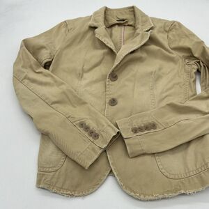 J. Crew Tan School Boy Blazer Jacket Women's Small